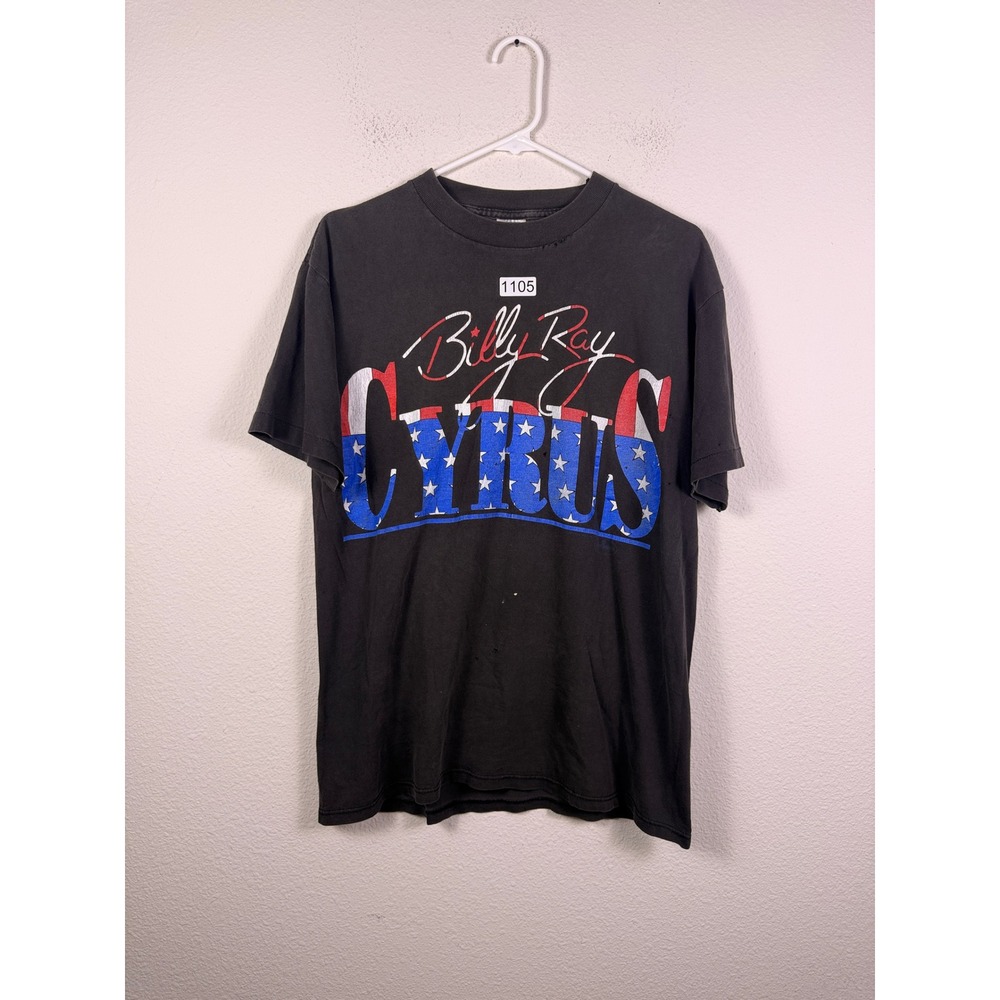 Vintage 90s Billy Ray Cyrus T Shirt Mens Large Black I Aint Your Dog No More USA